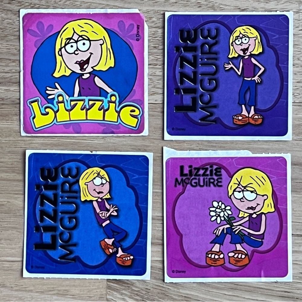 Lizzie Mcguire Stickers Lot of 4